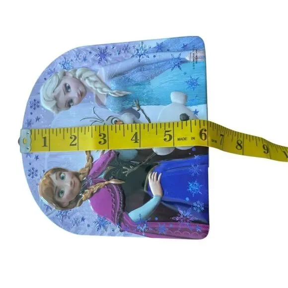 Disney Kids Purple Frozen Anna Elsa Olaf Metal Carry All Tin OS - Picture 5 of 9